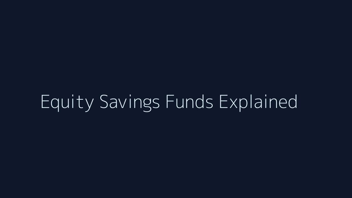 Featured image for Equity Savings Funds Explained