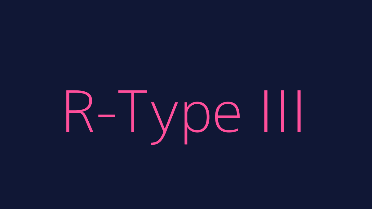 R-Type III related image