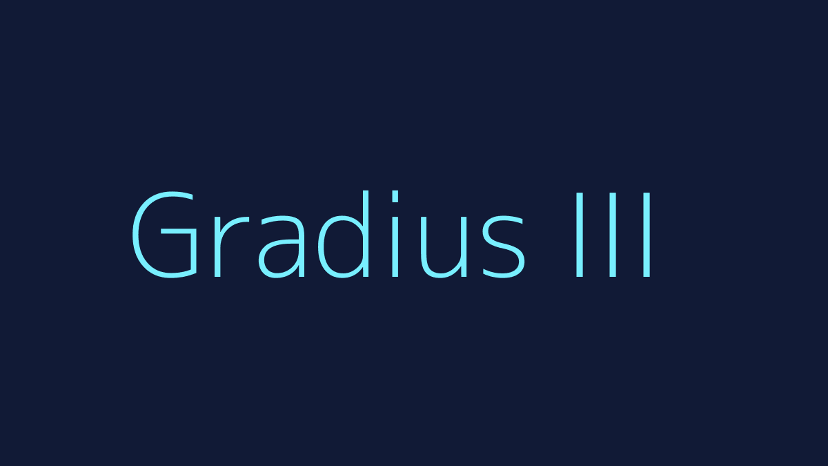 Gradius III related image