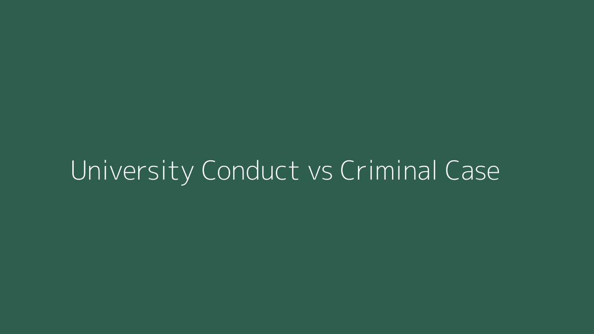 Flowchart showing how an MSU fraternity incident can lead to OSSA, chapter discipline, and criminal investigation
