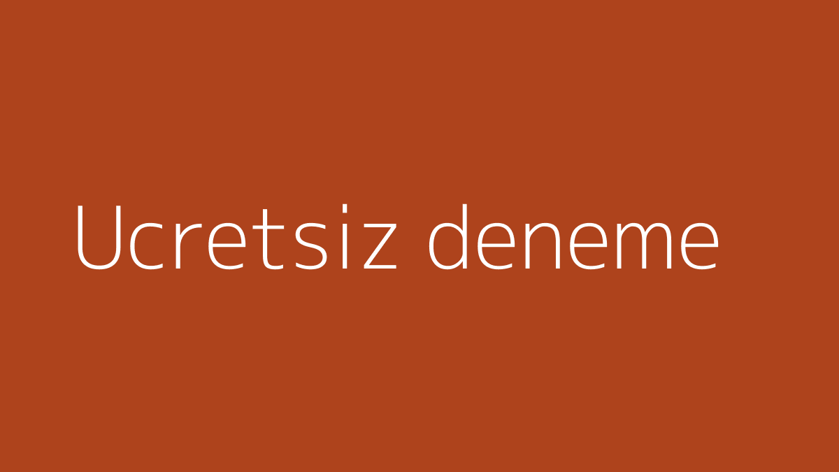 Deneme dersinin ilk dakikalarını gösteren yer tutucu görsel.