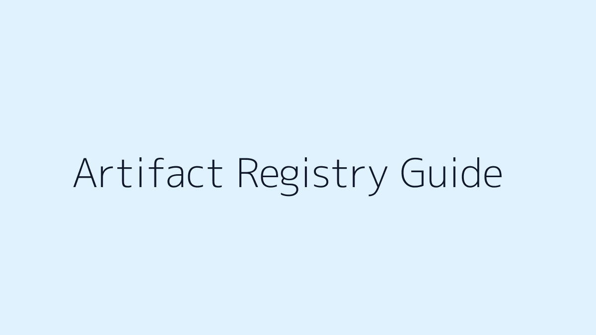 Artifact Registry 비용 줄이기 대표 이미지
