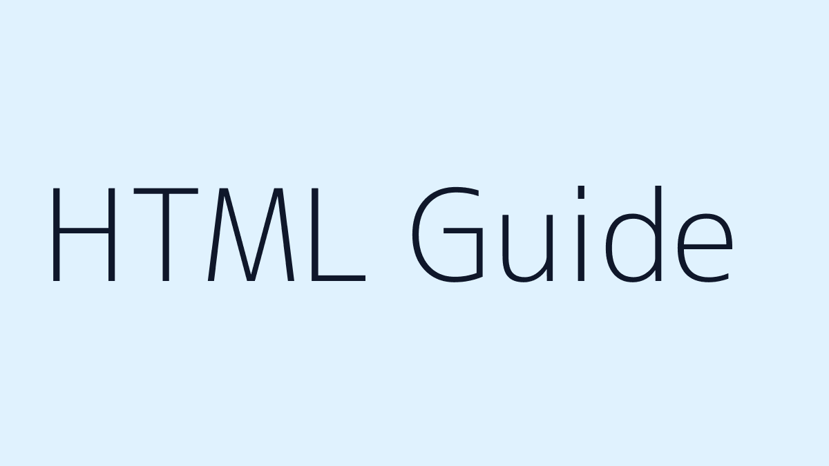 HTML 본문 자동 생성 대표 이미지
