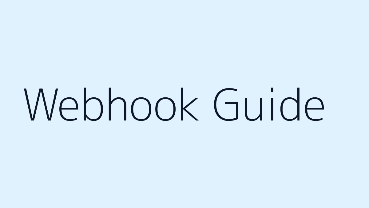Webhook 서명 검증 오류 대표 이미지