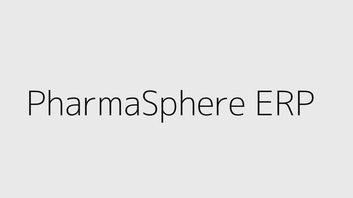 PharmaSphere ERP