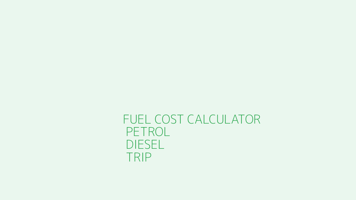Toolslelo Fuel Cost Calculator