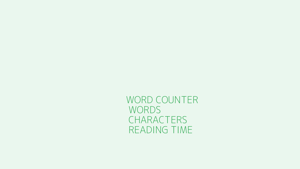 Toolslelo Word Counter