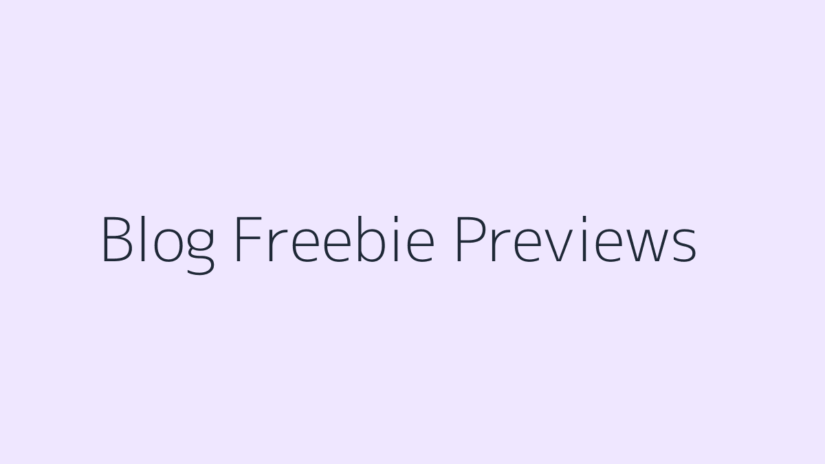 Canva Templates for Blog Freebie Previews featured image