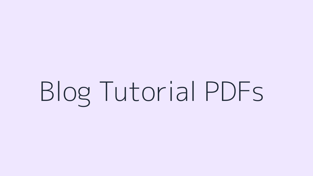 Canva Templates for Blog Tutorial PDFs featured image