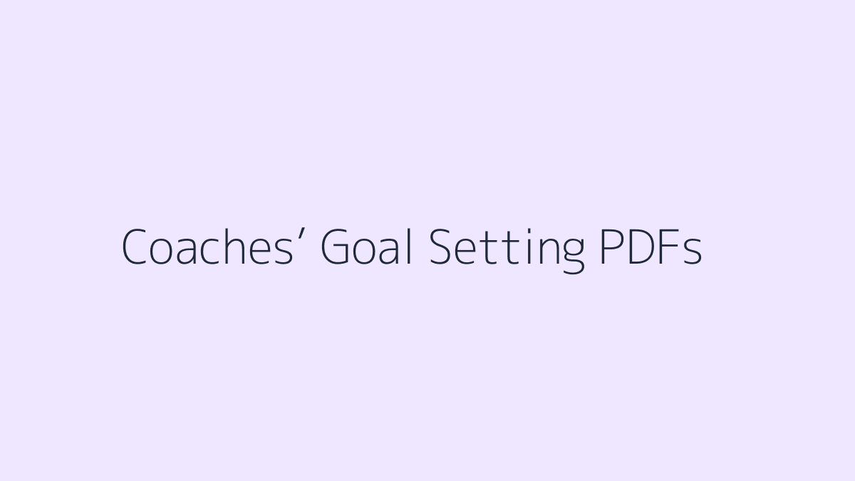 Canva Templates for Coaches’ Goal Setting PDFs featured image
