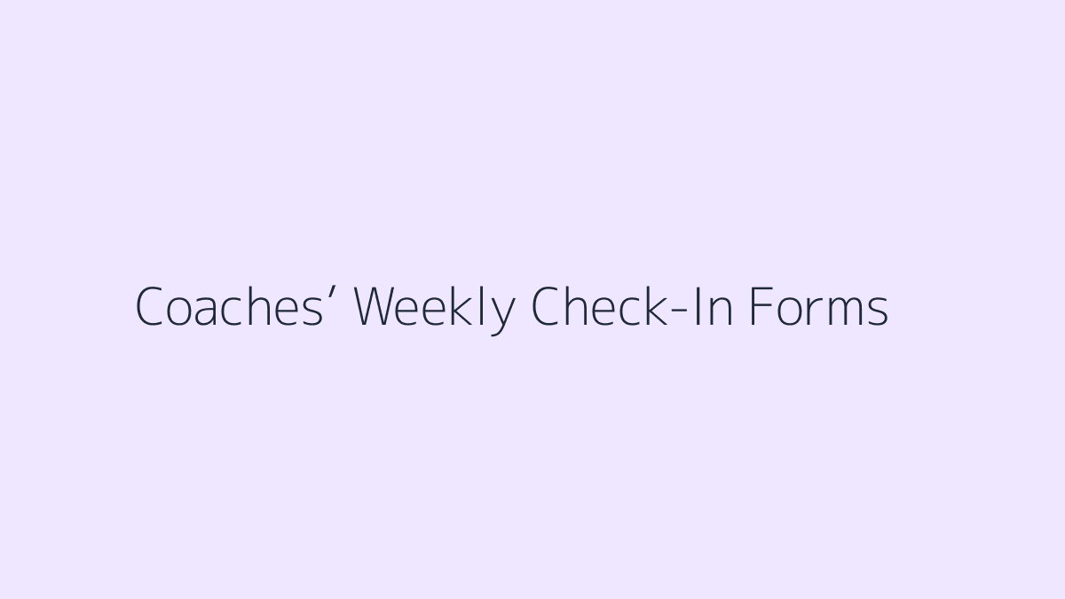 Canva Templates for Coaches’ Weekly Check-In Forms featured image