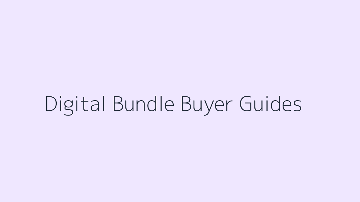 Canva Templates for Digital Bundle Buyer Guides featured image