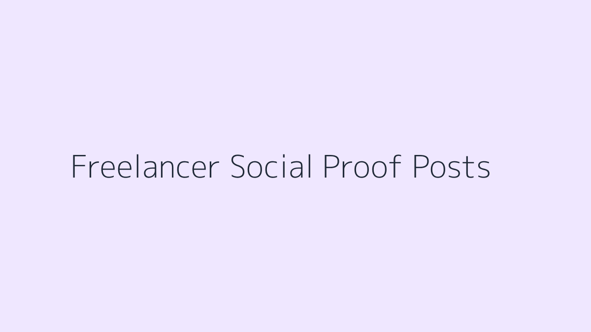 Canva Templates for Freelancer Social Proof Posts featured image