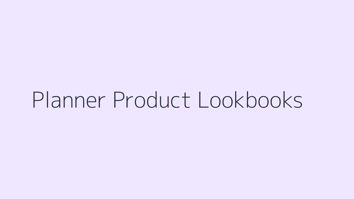 Canva Templates for Planner Product Lookbooks featured image