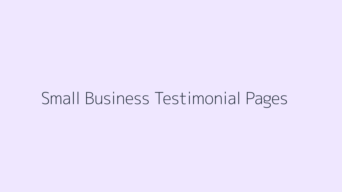 Canva Templates for Small Business Testimonial Pages featured image