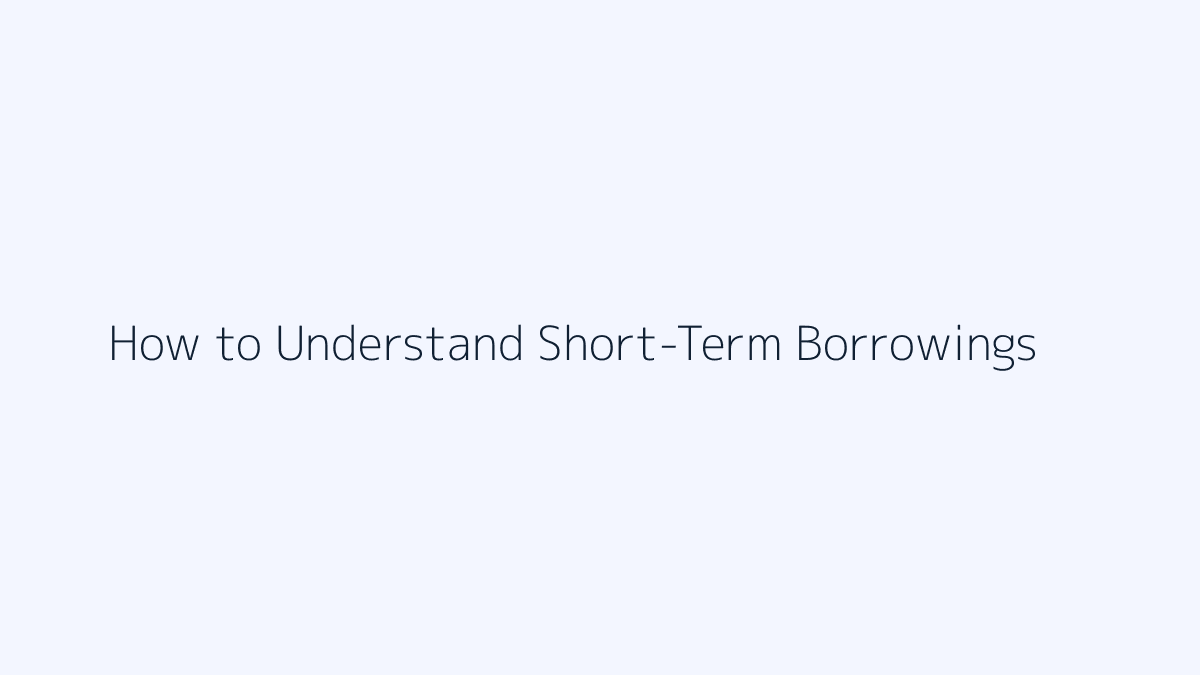 How to Understand Short-Term Borrowings featured image