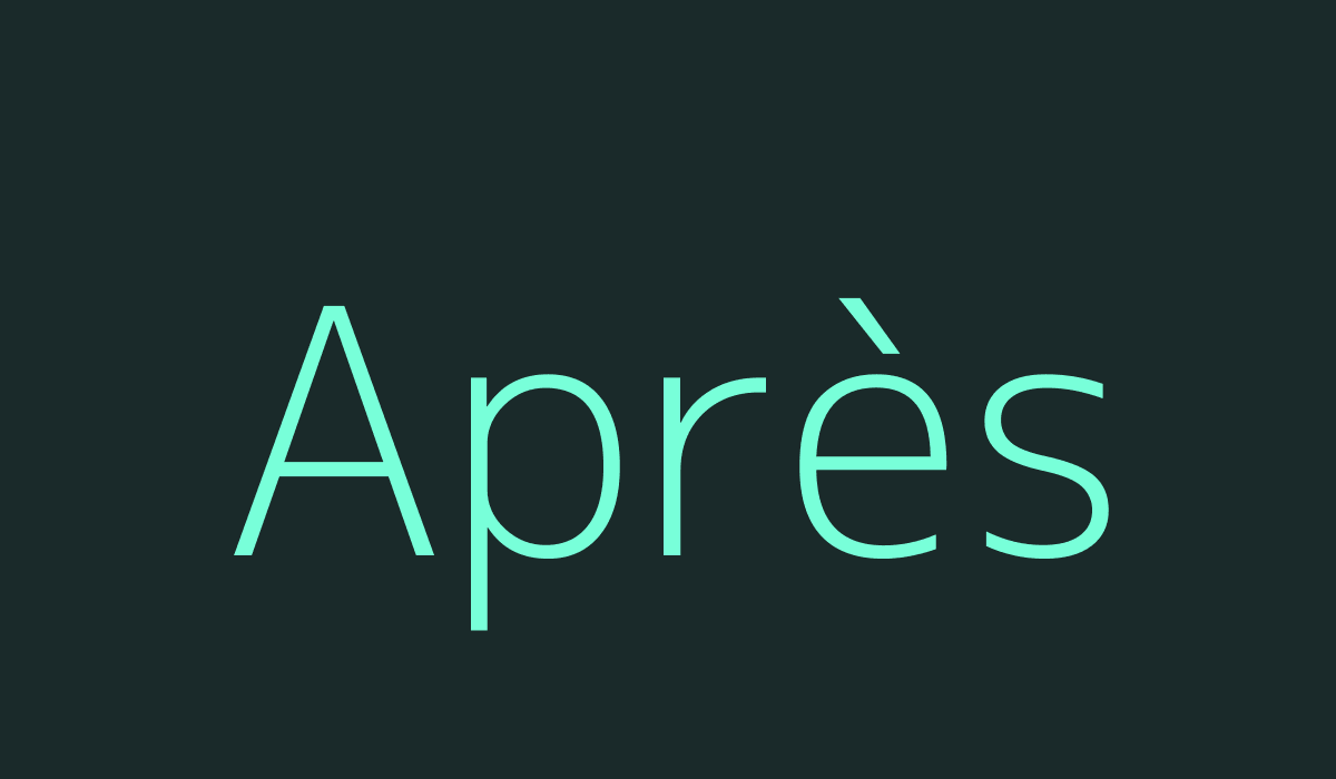 Après