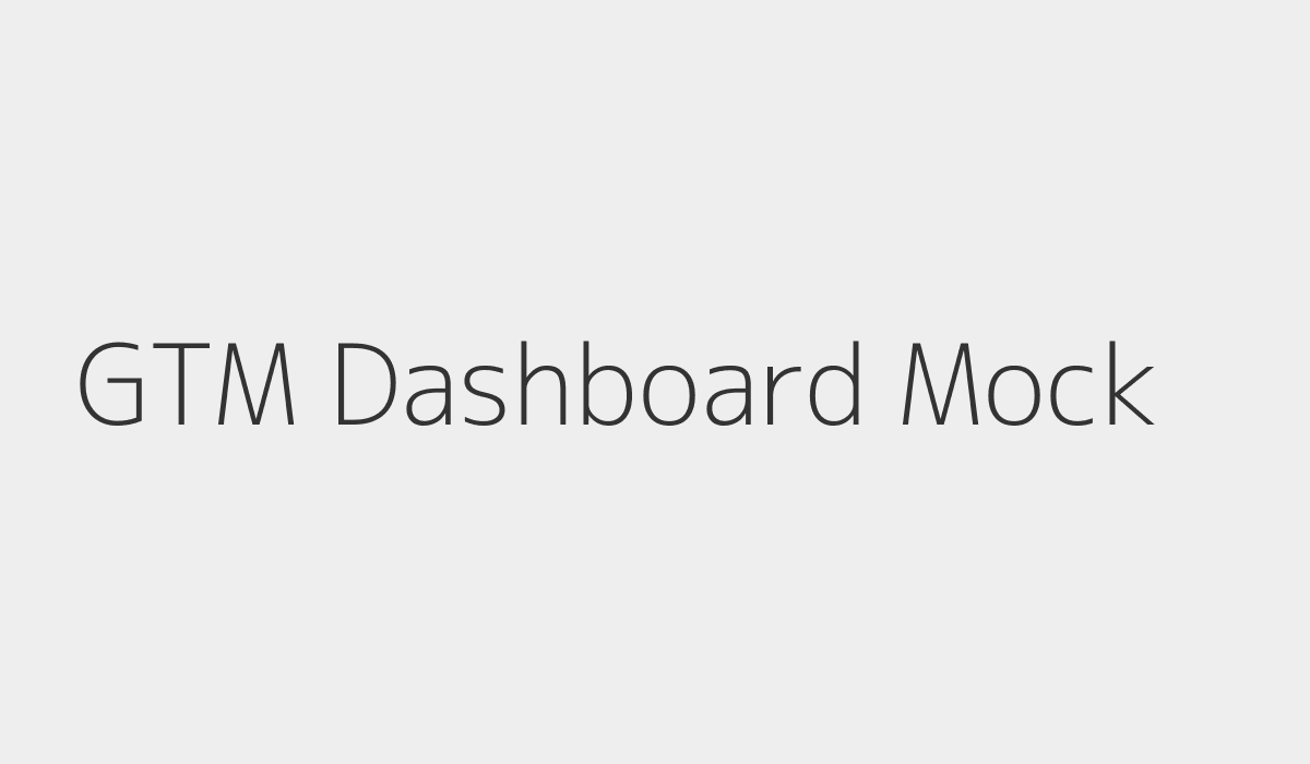 GTM dashboard mock: funnel, velocity, adoption