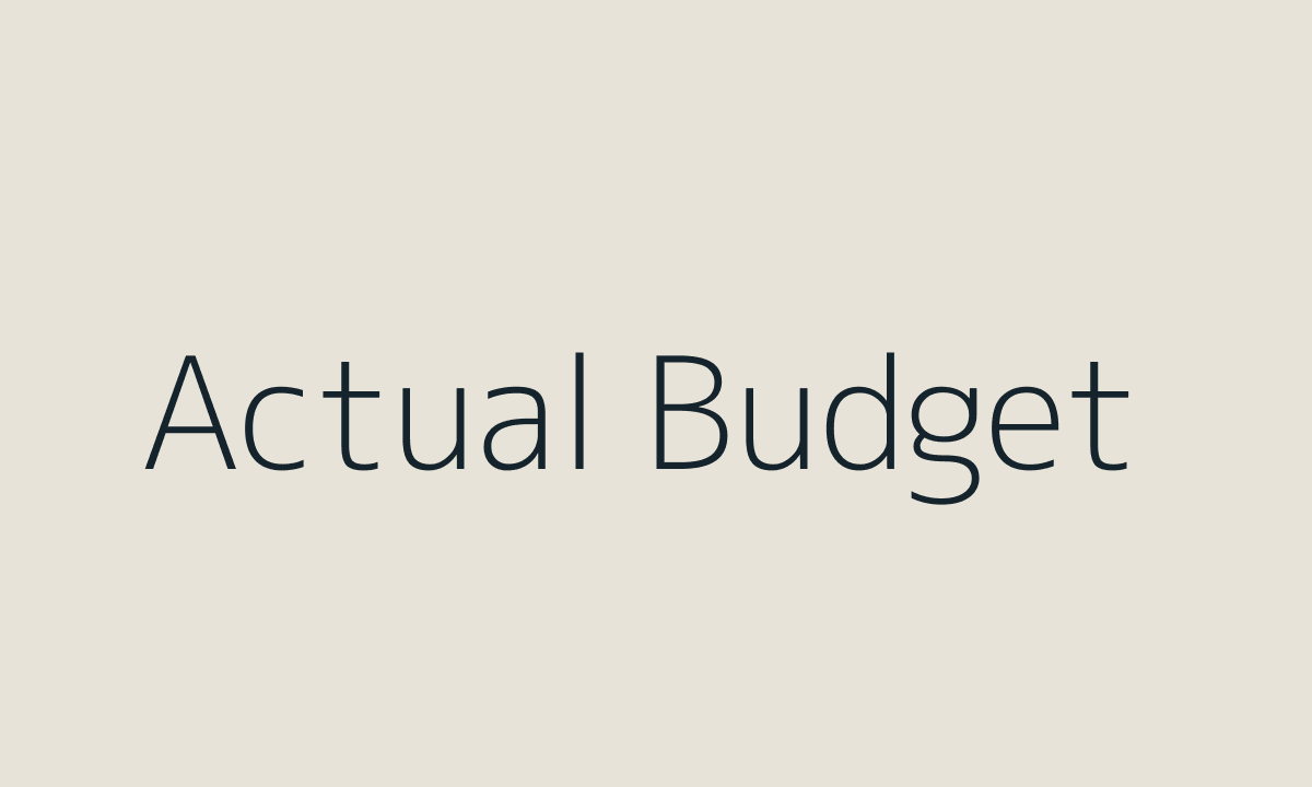 Actual Budget preview