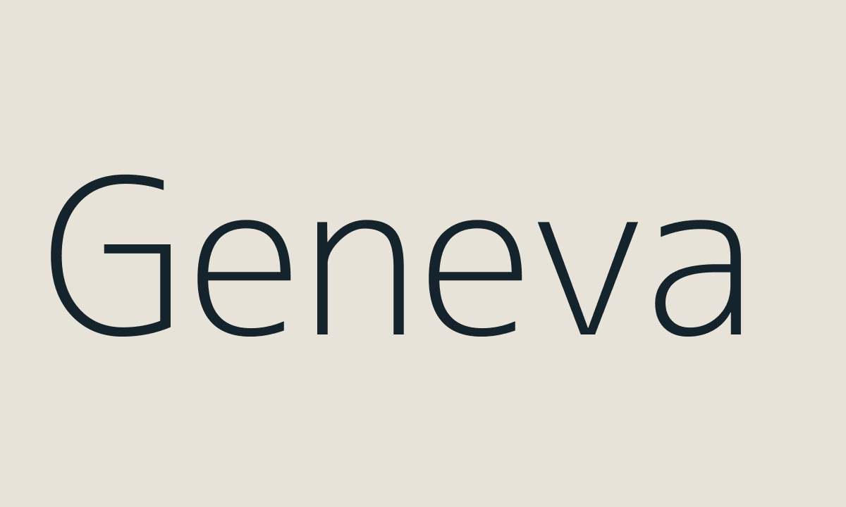 Geneva preview