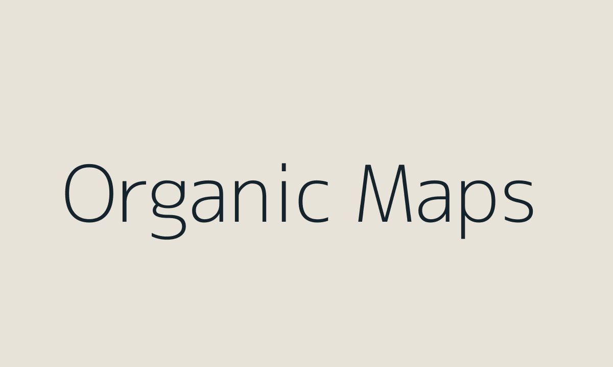 Organic Maps preview