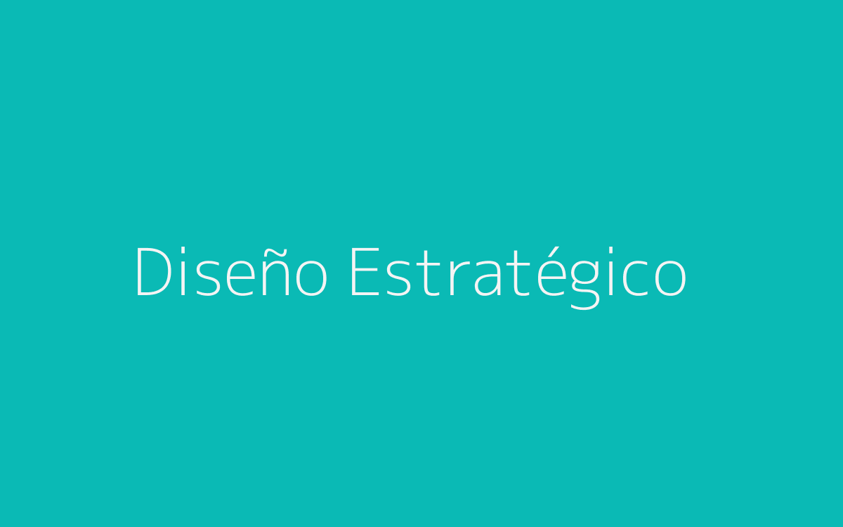 Diseño estratégico