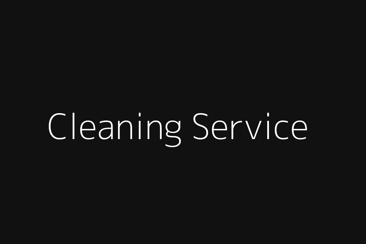Cleaning Service Website