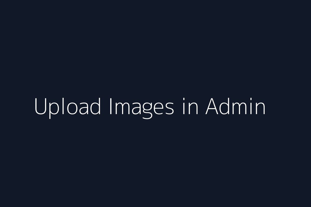 Upload images in Admin → Gallery