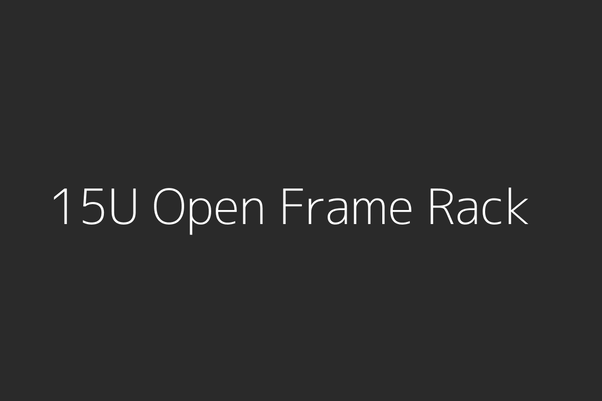 15U Open Frame Rack