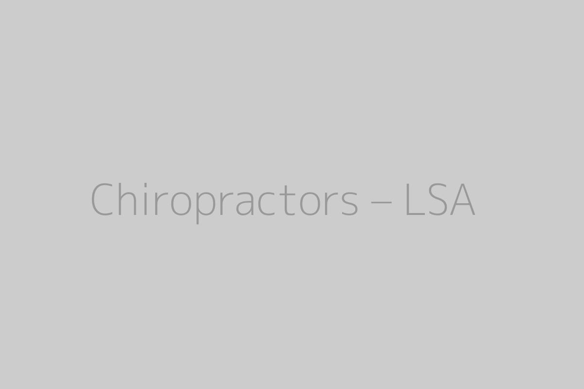 Chiropractors – LSA