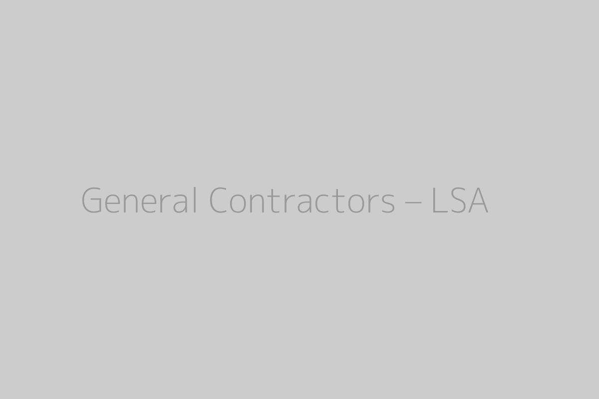 General Contractors – LSA
