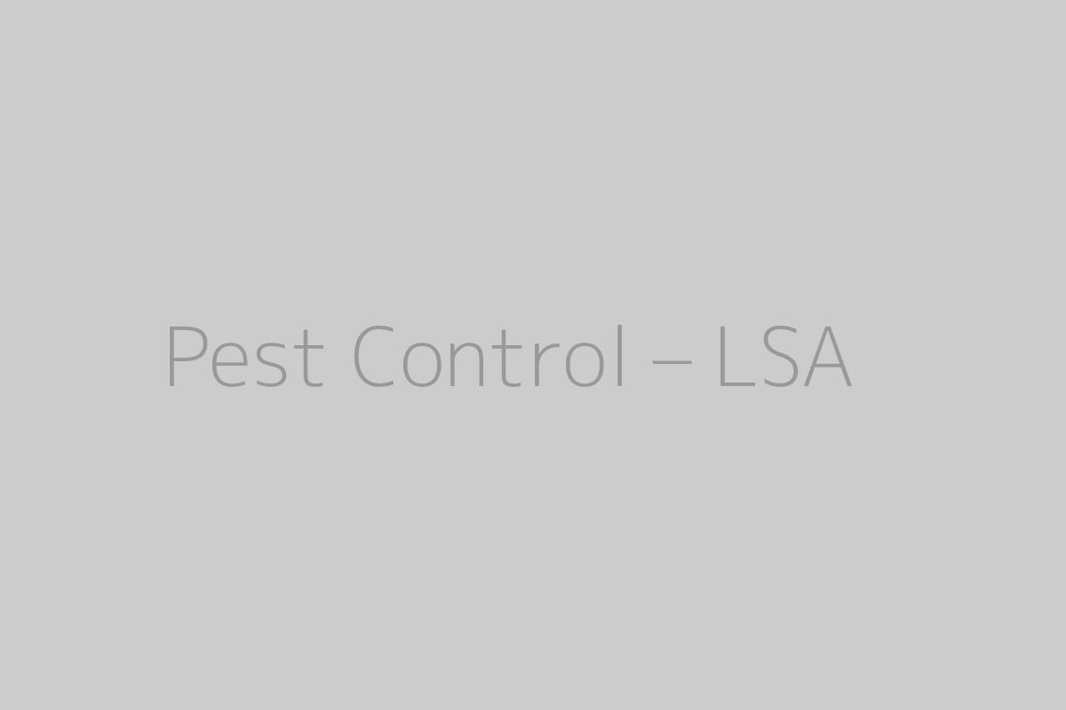Pest Control – LSA