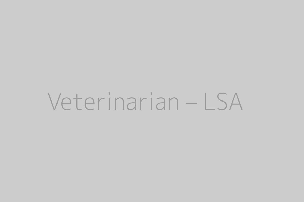 Veterinarian – LSA