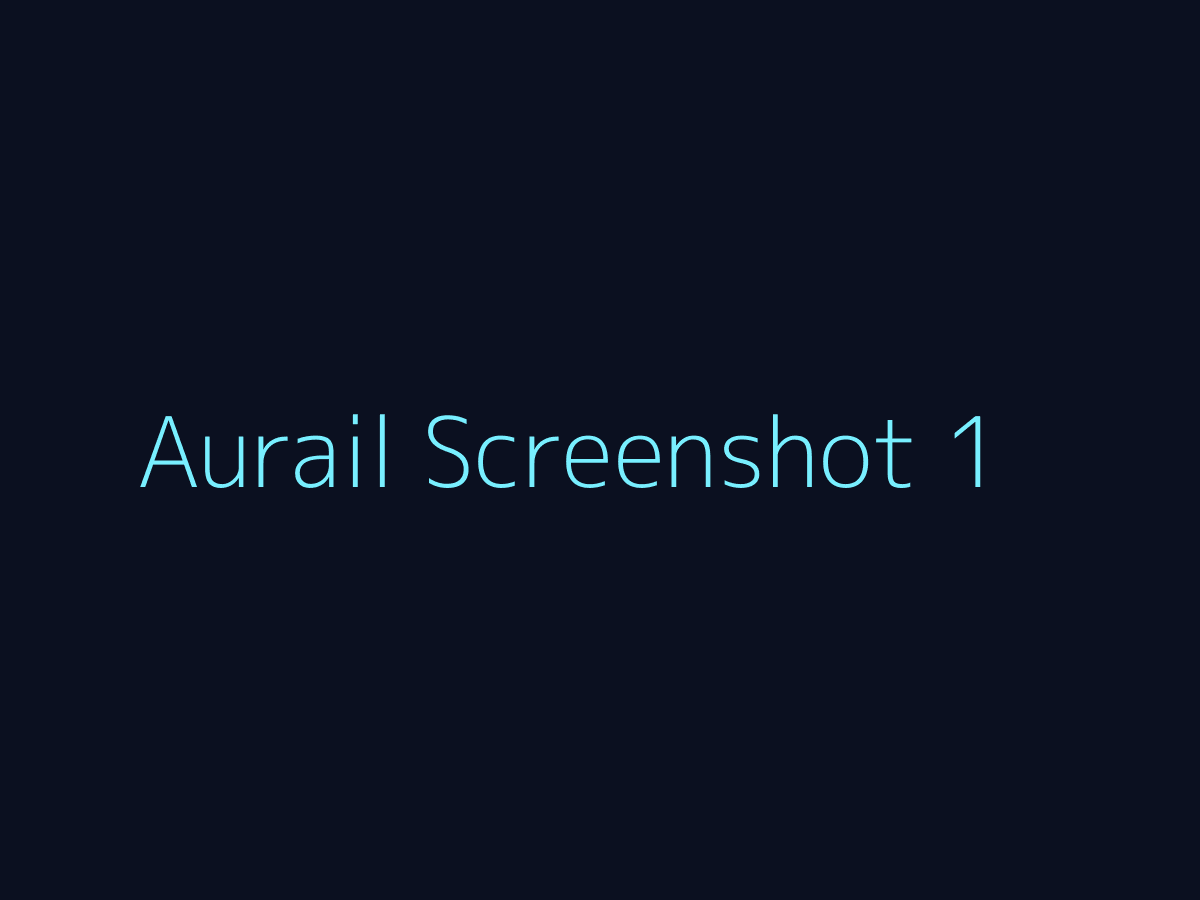 Aurail screenshot one