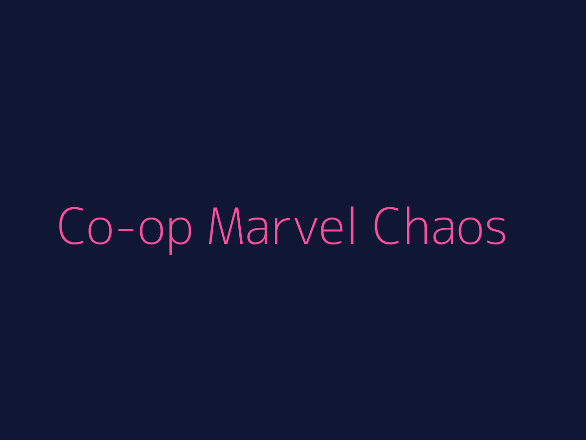 Co-op Marvel chaos image