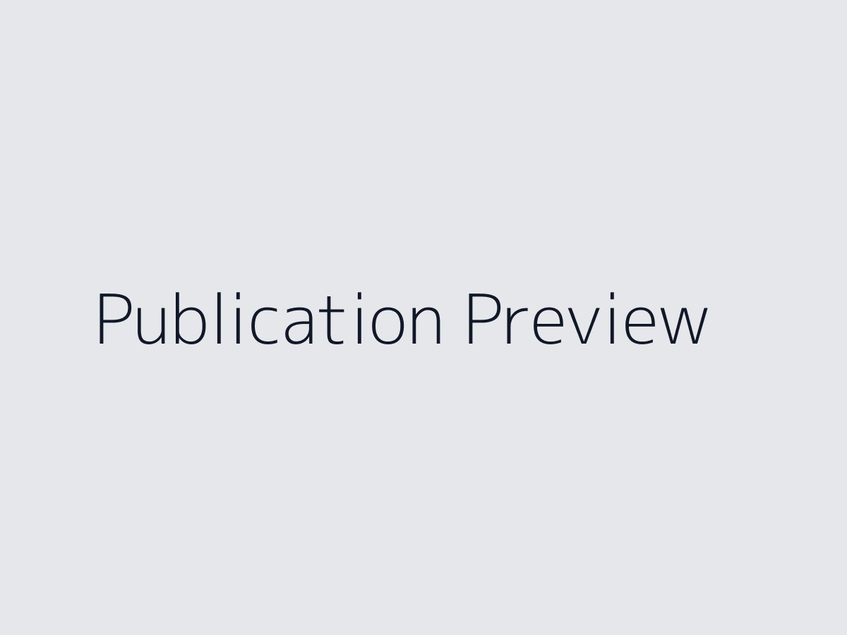Publication Preview