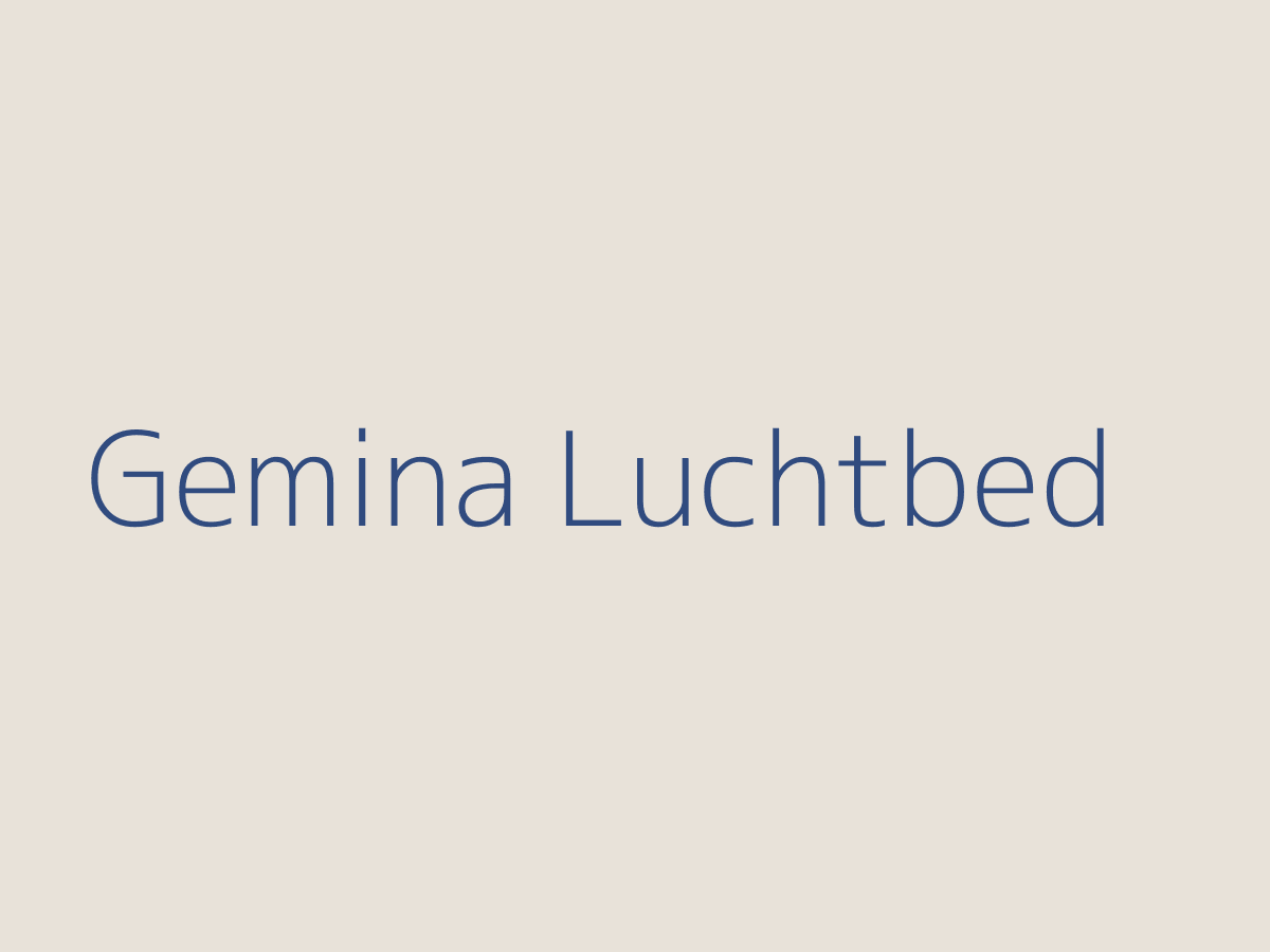 Float Gemina Premium Luchtbed