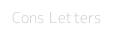 Conservation Letters