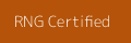 RNG Certified certification