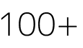 100+