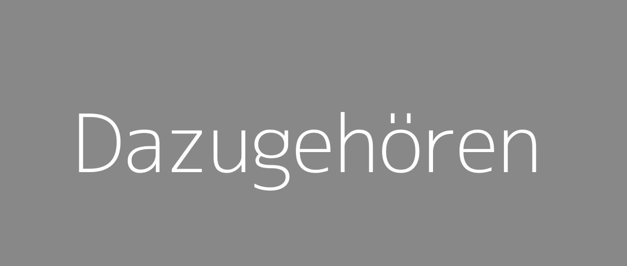 dazugehoeren