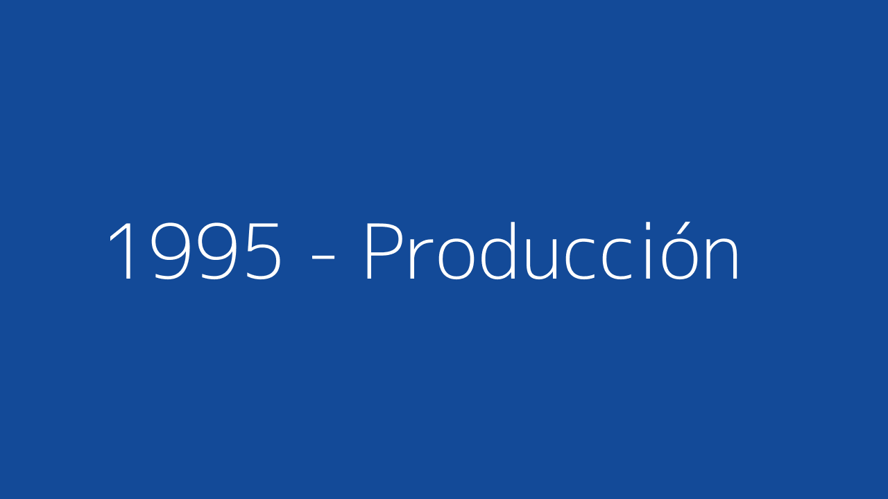 Producción 1995