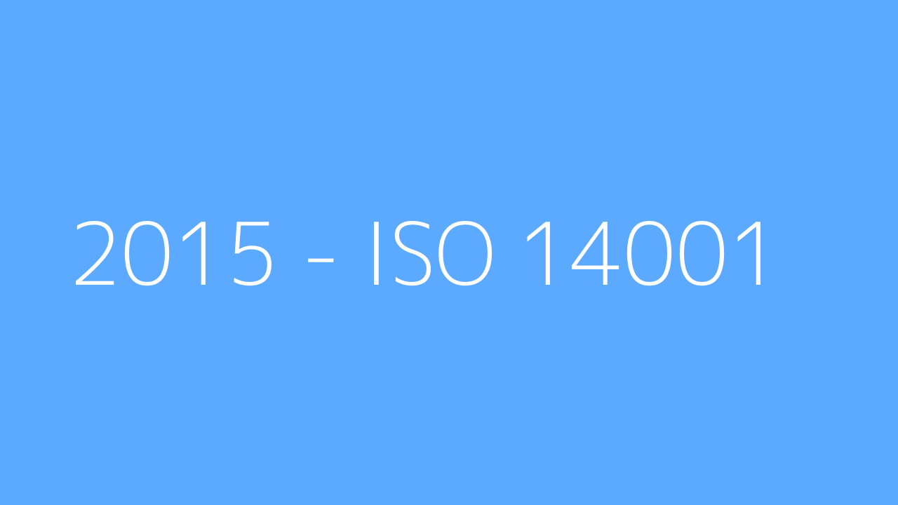 ISO 14001 2015