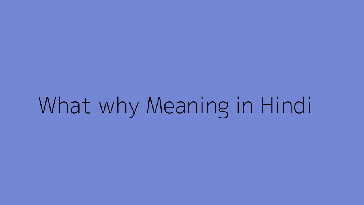 what-why-meaning-in-hindi