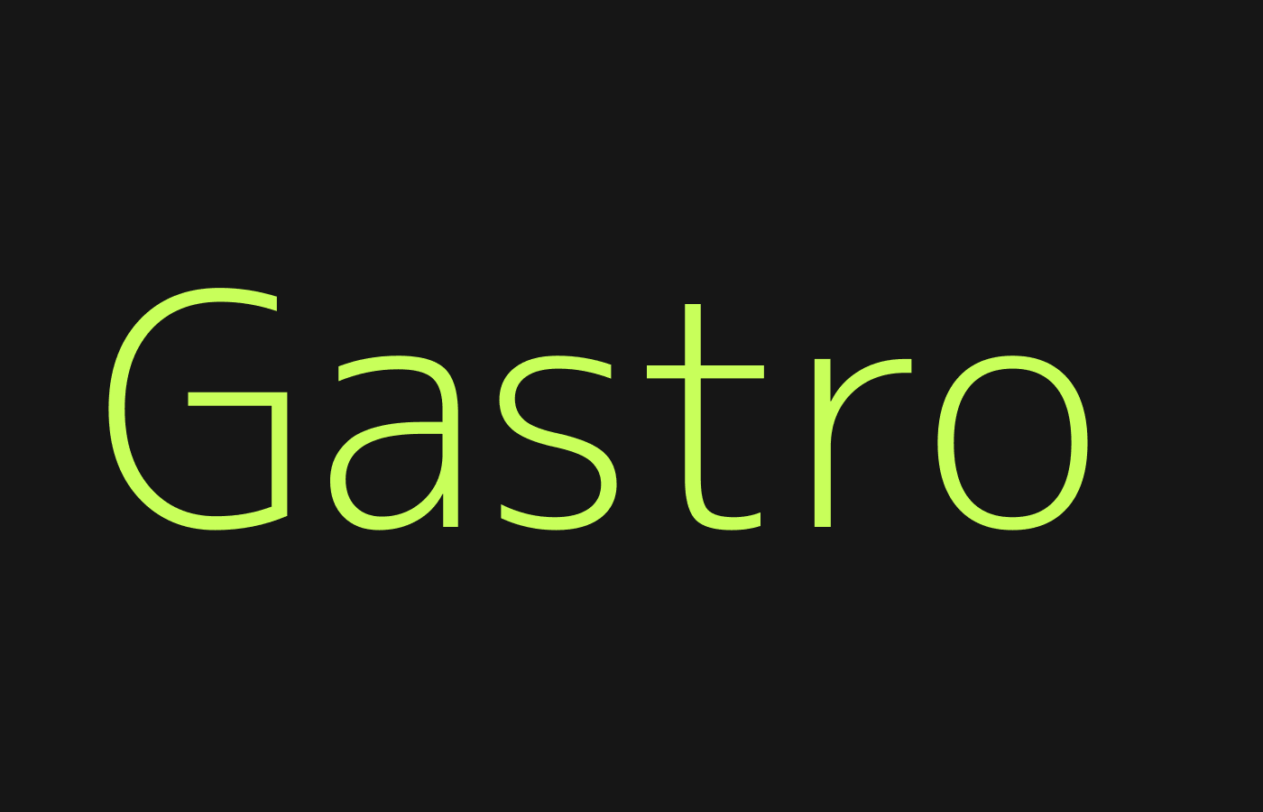 Gastronomie