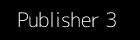 Publisher 3 logo