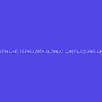HOUSING CARCASA IPHONE 15 PRO MAX BLANCO CON FLEXORES ORIGINAL ESIM