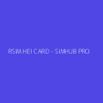 RSIM HEI CARD - SIMHUB PRO