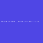 TAPA DE BATERIA CON FLEX IPHONE 14 AZUL