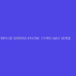 TAPA DE BATERIA IPHONE 13 PRO MAX VERDE